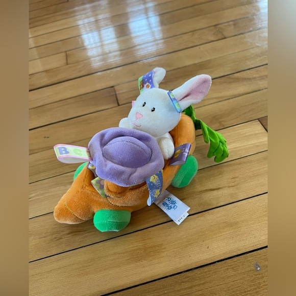 Mary Meyer Baby Taggies bunny and chick in a carrot infant toy - Picture 1 of 7